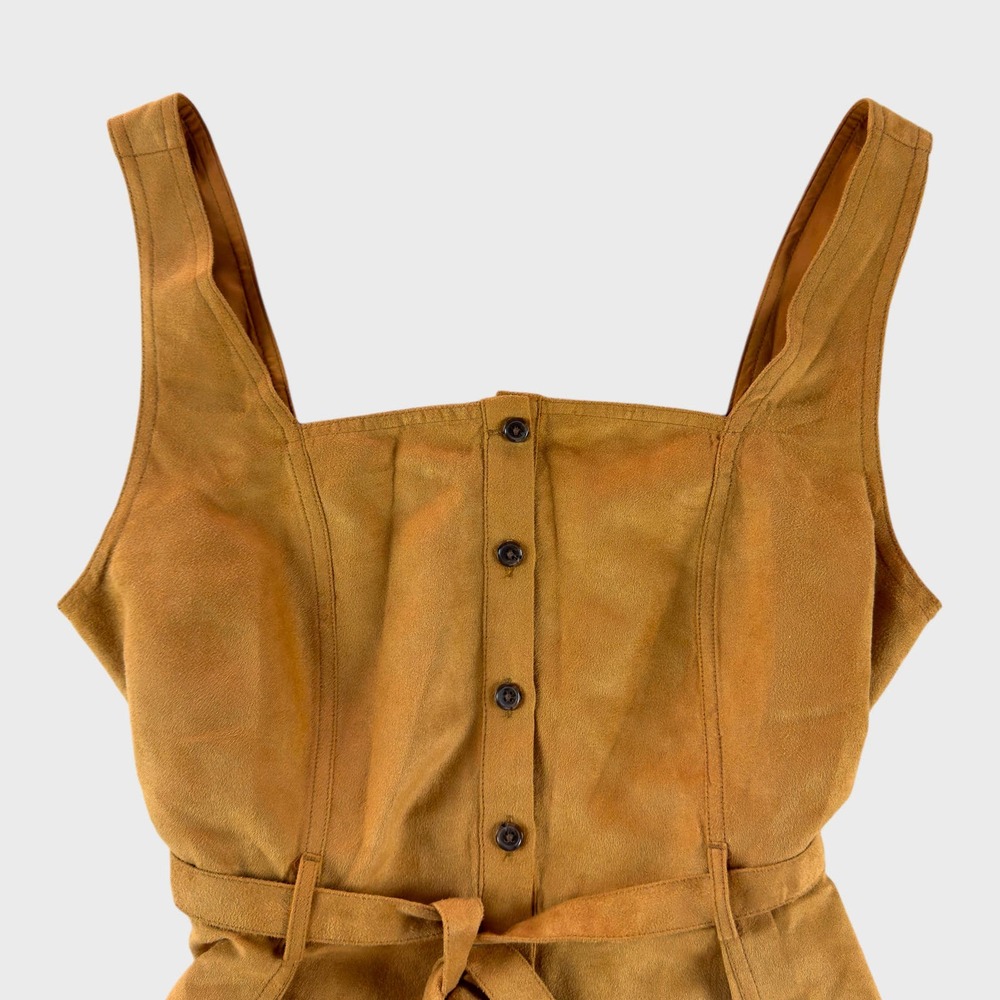 Banana Republic Brown Lucie Vegan Suede Tank Top - Picture 5 of 9